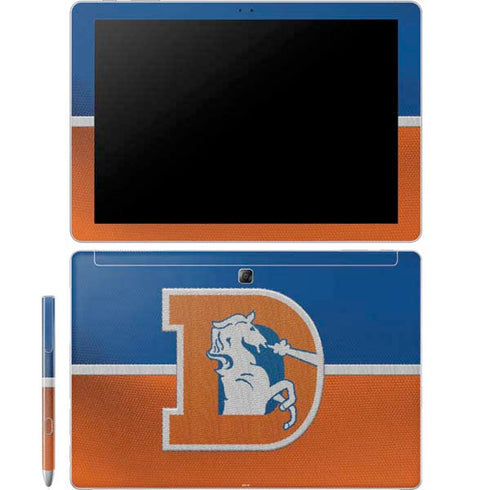 NFL Denver Broncos Vintage Galaxy Book 12in Skin